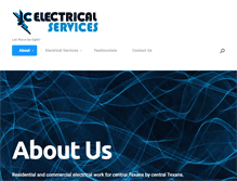 Tablet Screenshot of jcelectricalservices.com
